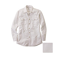 MEN Light Weight Denim Long Sleeve Shirt B
