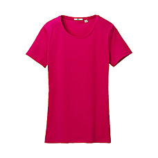 WOMEN Premium Cotton Crew Neck Short Sleeve T Shirt