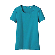 WOMEN Premium Cotton Crew Neck Short Sleeve T Shirt