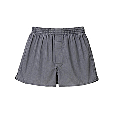 MEN Woven Mini Check Boxer Shorts B