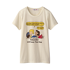 WOMEN SNOOPY Graphic Short Sleeve T Shirt G