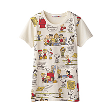 WOMEN SNOOPY Graphic Short Sleeve T Shirt I