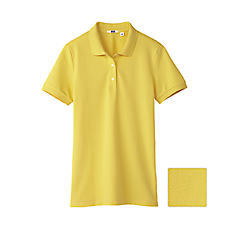 WOMEN Stretch Pique Short Sleeve Polo Shirt