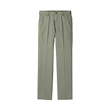 MEN Chino Flat Front Trousers