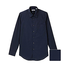 MEN Stretch Slim Fit Long Sleeve Shirt A