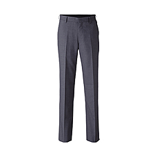 MEN Wool Blended Flat Front Trousers