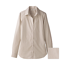 WOMEN Extra Fine Cotton Long Sleeve Shirt
