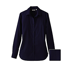 WOMEN Extra Fine Cotton Long Sleeve Shirt
