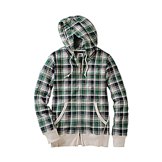 MEN Printed Sweat Full Zip Hoodie B