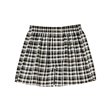 MEN Woven Check Boxer Shorts C