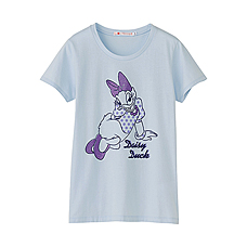 WOMEN DISNEY PROJ Graphic Short Sleeve T-Shirt C Daisy