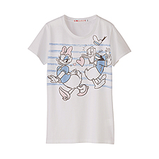 WOMEN DISNEY PROJ Graphic Short Sleeve T-Shirt B (Donald)