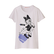 WOMEN DISNEY PROJ Graphic Short Sleeve T-Shirt D Daisy
