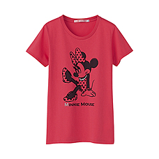 WOMEN DISNEY PROJ Graphic Short Sleeve T-Shirt F (Minnie)