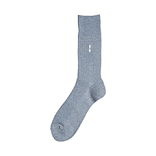 MEN Extra Fine Cotton One Point Socks A