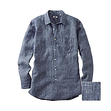 MEN Premium Linen Long Sleeve Shirt