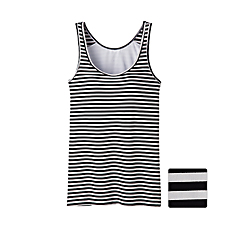 WOMEN Airism Bra Sleeveless Top(Stripe)