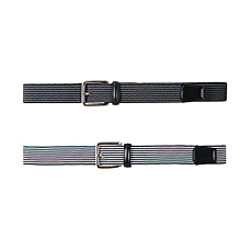 MEN Stripe Stretch Mesh Belt A