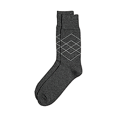 MEN Extra Fine Cotton Diamond Pattern Socks