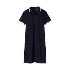 WOMEN Stretch Pique Short Sleeve Polo Dress