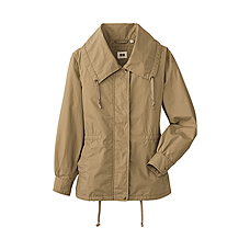WOMEN Cotton Drawstring Jacket