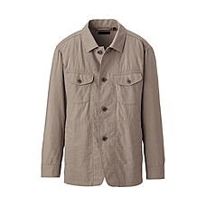 MEN Linen Cotton Blouson