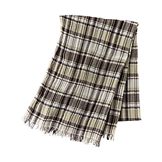 WOMEN Cotton Linen Patterned Stole