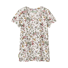 WOMEN Laura Ashley Crew Neck Short Sleeve T D