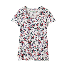 WOMEN Laura Ashley Crew Neck Flora T