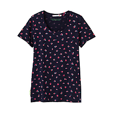 WOMEN L.Ashley Crew Neck Short Sleeve T F