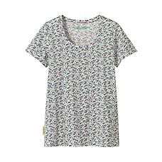 WOMEN L.Ashley Crew Neck Short Sleeve T K