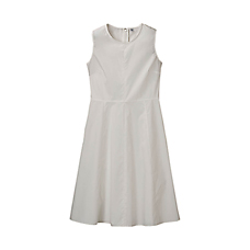 WOMEN Crisp Cotton Sleeveless Dress