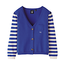 GIRLS UU V Neck Long Sleeve Cardigan