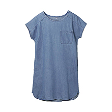 WOMEN Cotton Tencel Short Sleeve T-Dress