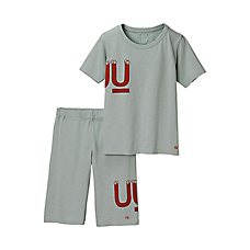 KIDS UU Graphic Short Sleeve Lounge Set A+