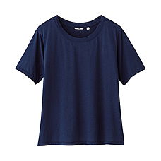 WOMEN Cotton Modal Short Sleeve Crew Neck T