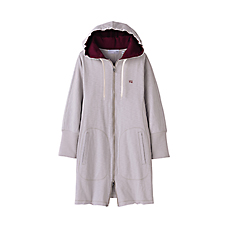 WOMEN UU Full Zip 3/4 Sleeve Long Hoodie