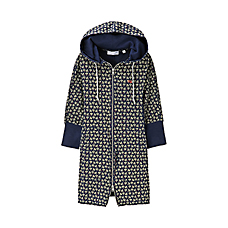 WOMEN UU Printed Full Zip 3/4 Sleeve Hoodie A