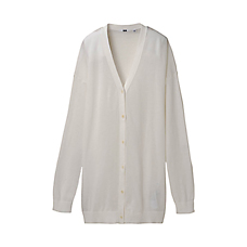 WOMEN Cotton V Neck Cardigan