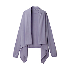 WOMEN Silk Cotton Stole Cardigan