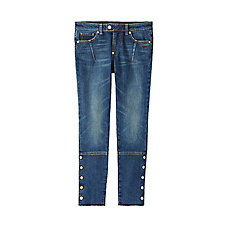 WOMEN UU Denim Ankle Length Trousers D