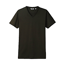 MEN V Neck Short Sleeve T Shirt A