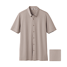 MEN Premium Cotton Pique Short Sleeve Shirt