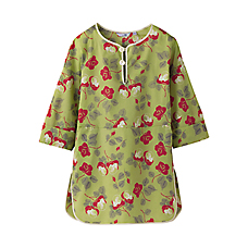 WOMEN UU Print Pullover 1/2 Sleeve Tunic
