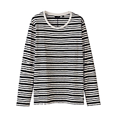 UU Light cotton striped L/S T shirt