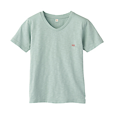 KIDS UU Light Cotton Crew Neck Short Sleeve T+