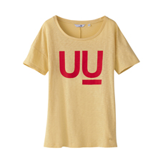 WOMEN UU Graphic Short Sleeve T A+