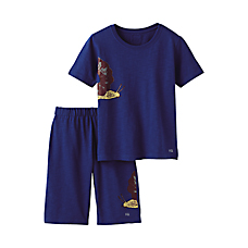 KIDS UU Graphic Short Sleeve Lounge Set B+