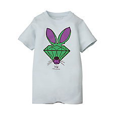 BABIES UU Printed Short Sleeve Romper A+E