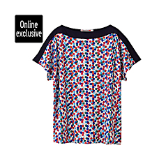 WOMEN mt Boat Neck Short Sleeve T-Shirt A